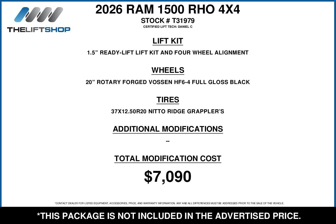 Used 2026 RAM 1500 RHO w/ RHO Level 1 Equipment Group image 2