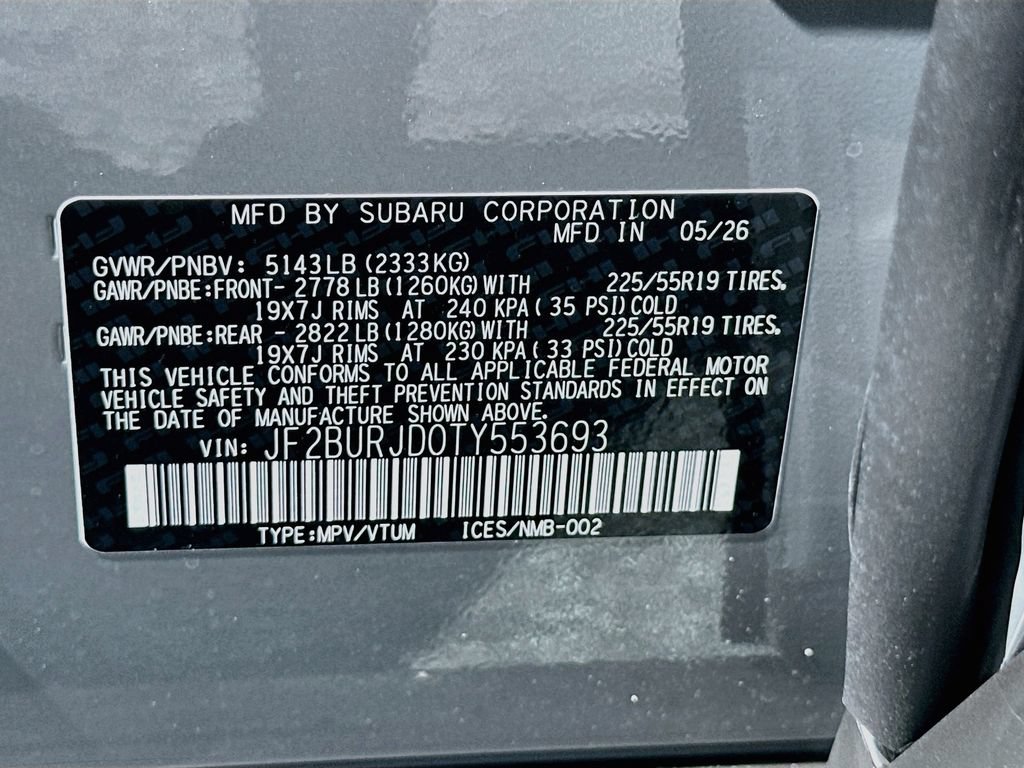 New 2026 Subaru Outback Touring XT AWD/4WD image 31