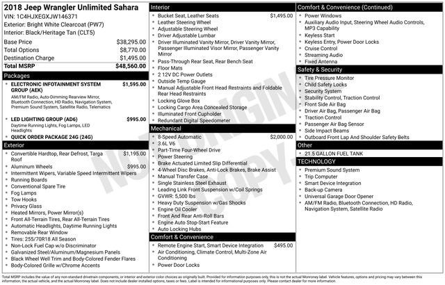 Used 2018 Jeep Wrangler Unlimited Sahara image 38