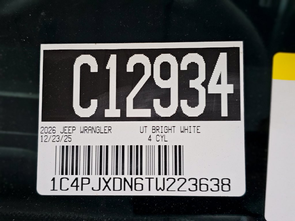New 2026 Jeep Wrangler Unlimited Sport AWD/4WD image 11