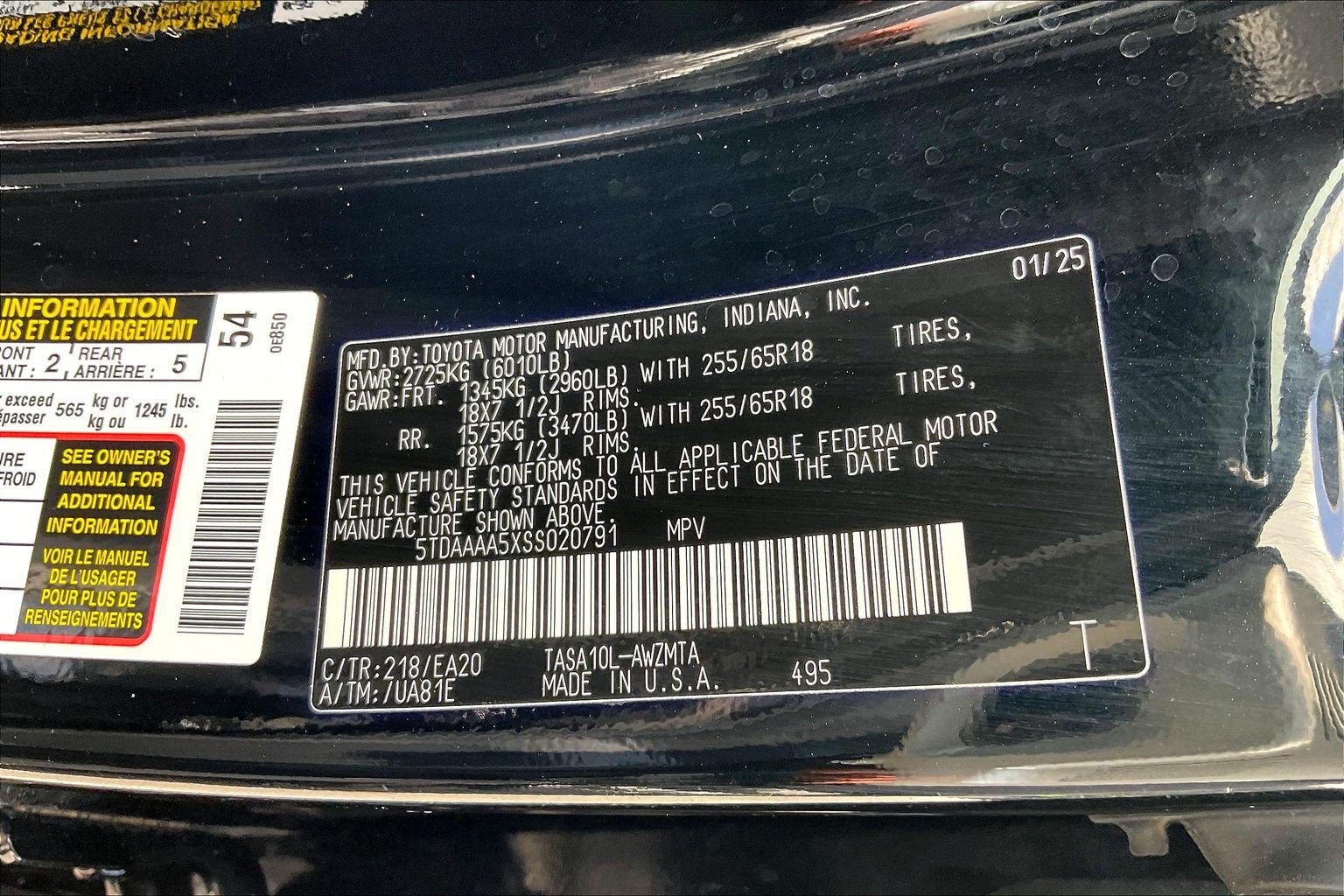 Used 2025 Toyota Grand Highlander FWD image 37