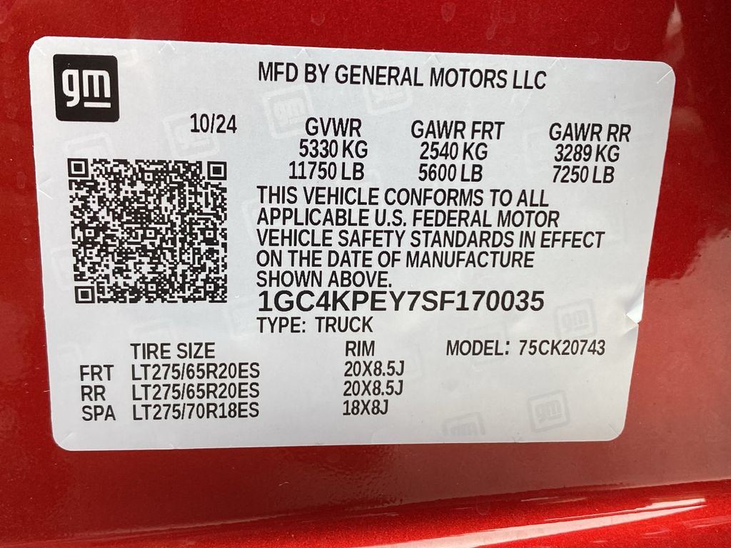 Used 2025 Chevrolet Silverado 2500 LTZ w/ LTZ Premium Package AWD/4WD image 39