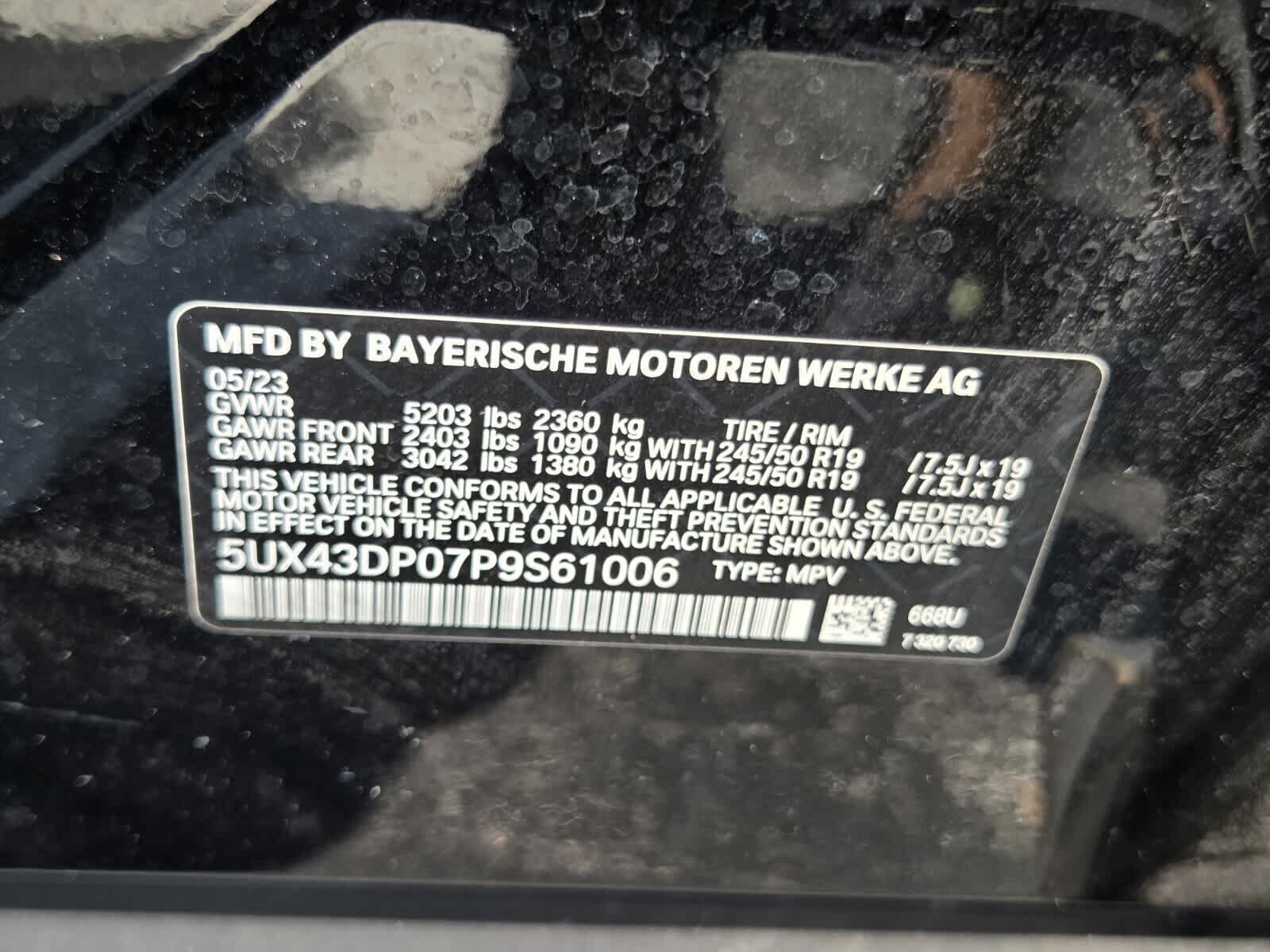 Certified 2023 BMW X3 sDrive30i w/ Parking Assistance Package RWD image 21