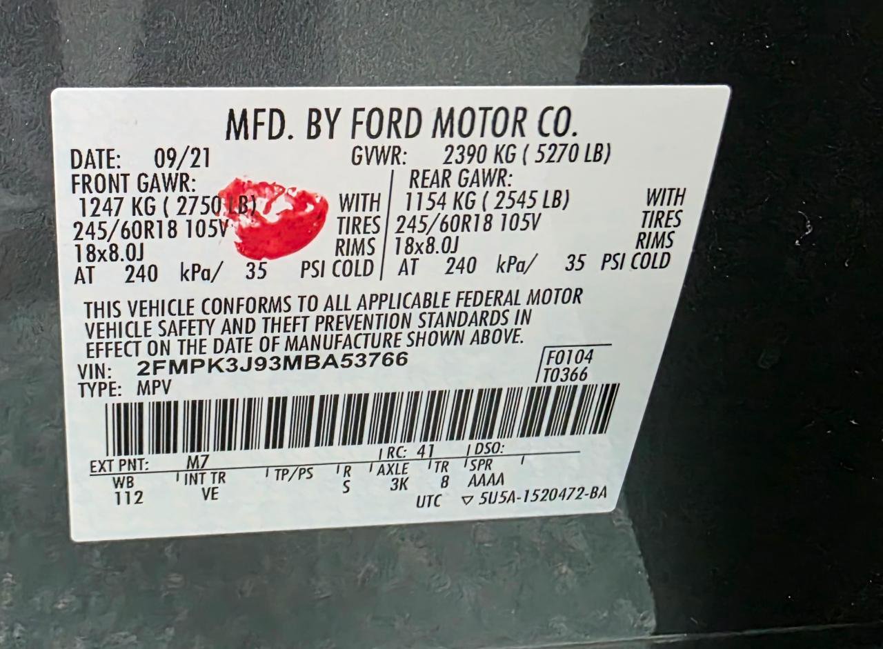 Used 2021 Ford Edge SEL w/ Cargo Accessory Package image 41