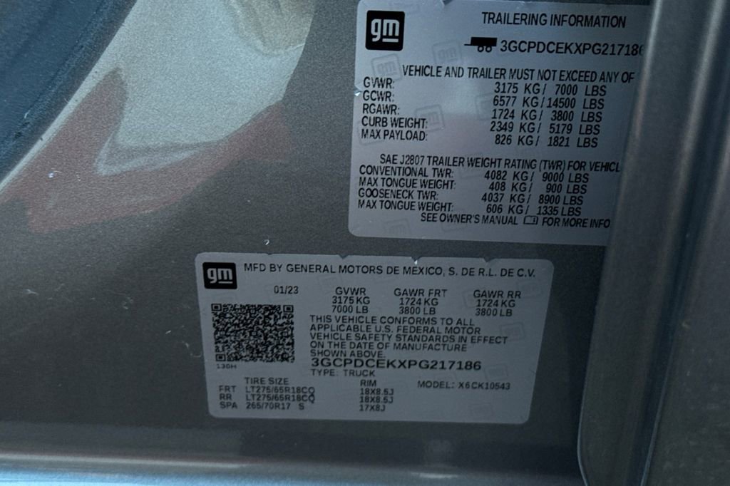 Certified 2023 Chevrolet Silverado 1500 Custom Trail Boss image 34