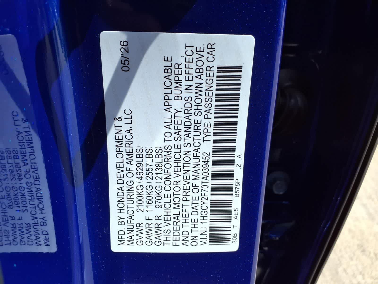 New 2026 Honda Accord Sport image 21