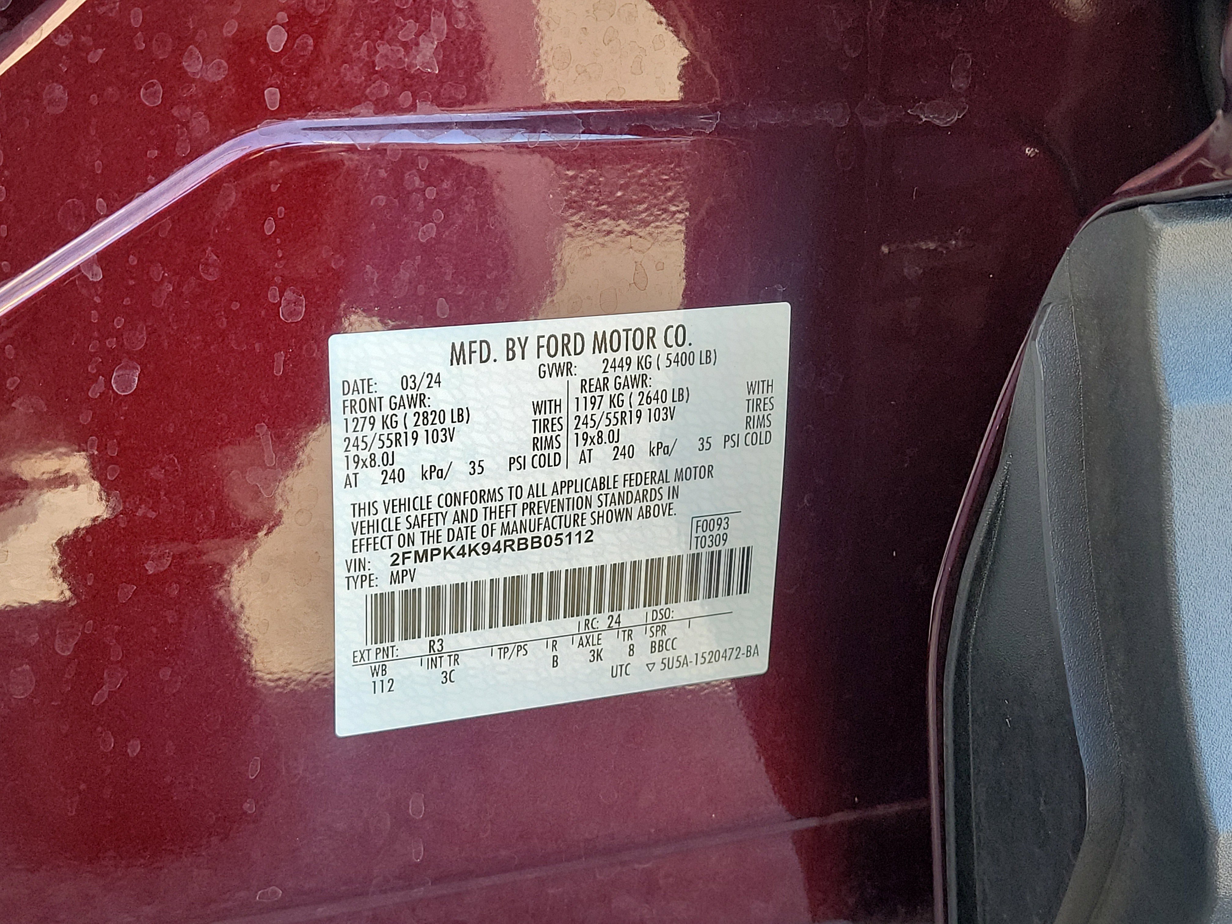 Used 2024 Ford Edge Titanium AWD/4WD image 34