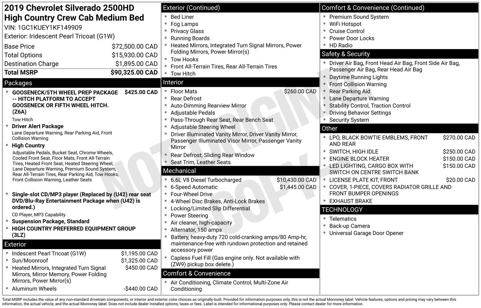 Used 2019 Chevrolet Silverado 2500 High Country image 4