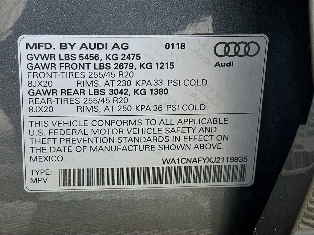 Used 2018 Audi Q5 Prestige w/ Prestige Package image 40