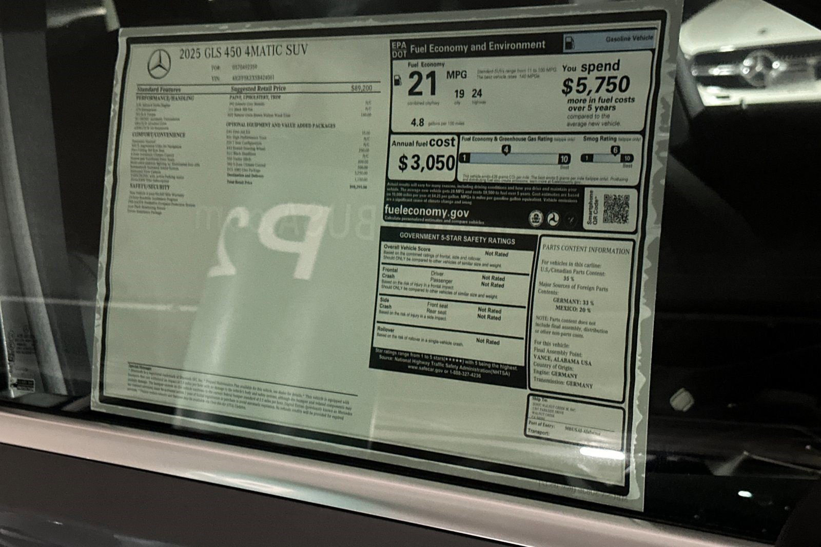 New 2025 Mercedes-Benz GLS 450 4MATIC image 30