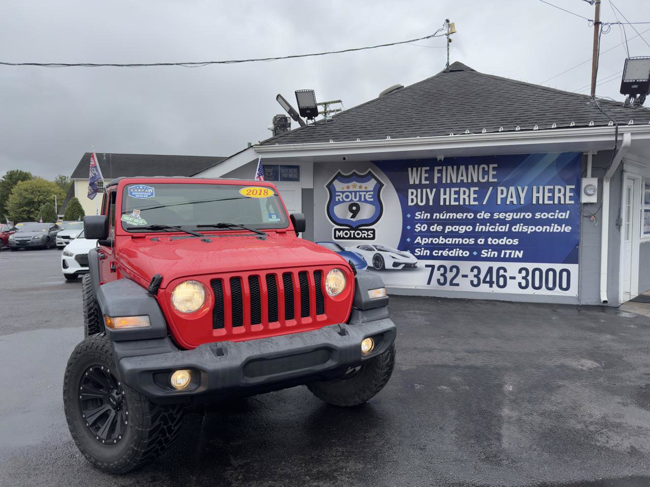Used 2018 Jeep Wrangler Unlimited Sport S AWD/4WD image 1