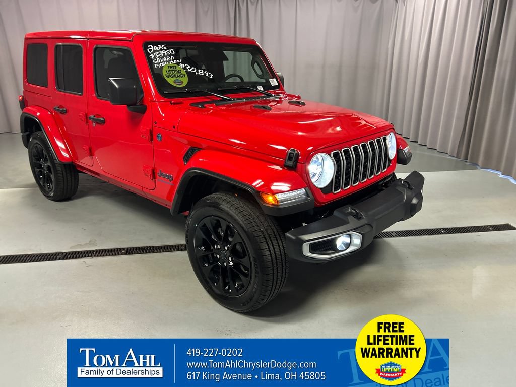 Used 2025 Jeep Wrangler Unlimited Sahara w/ Safety Group AWD/4WD 360° Tour