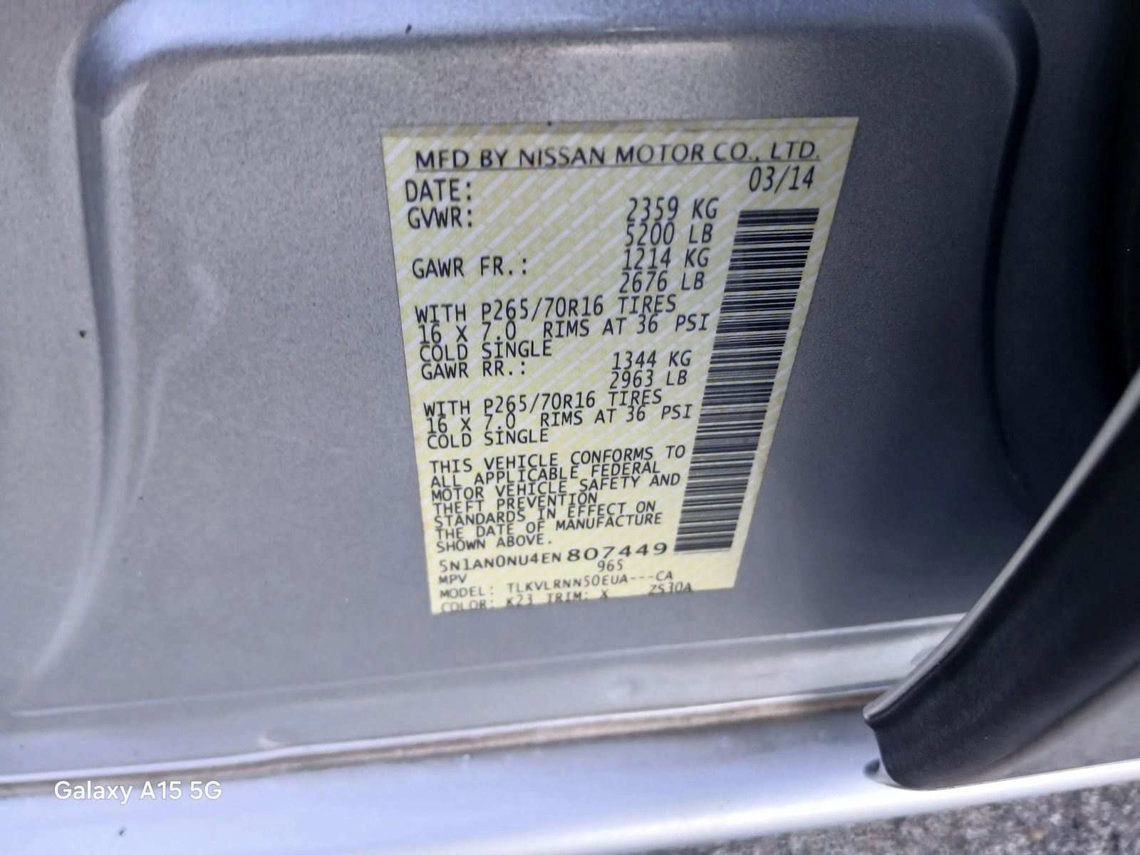 Used 2014 Nissan Xterra S image 9