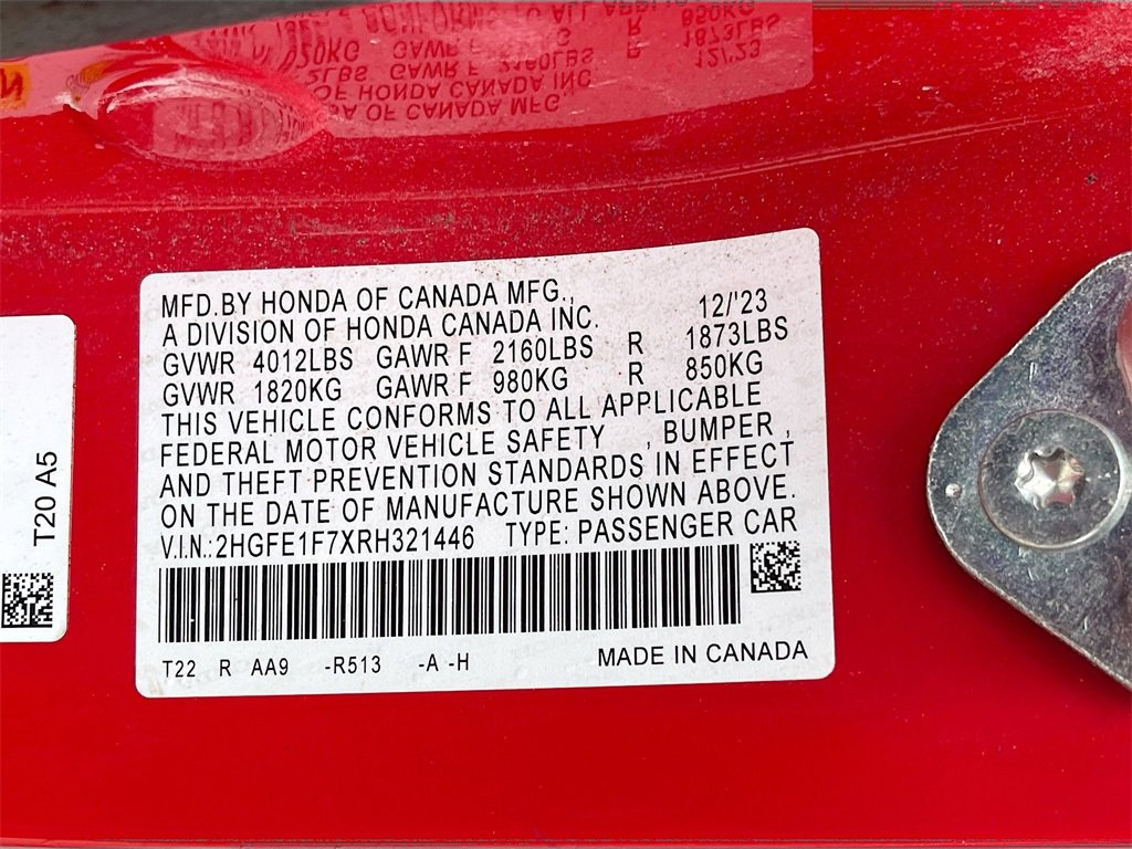 Used 2024 Honda Civic EX image 31