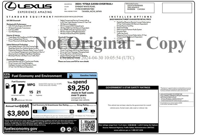 Used 2024 Lexus GX 550 image 27