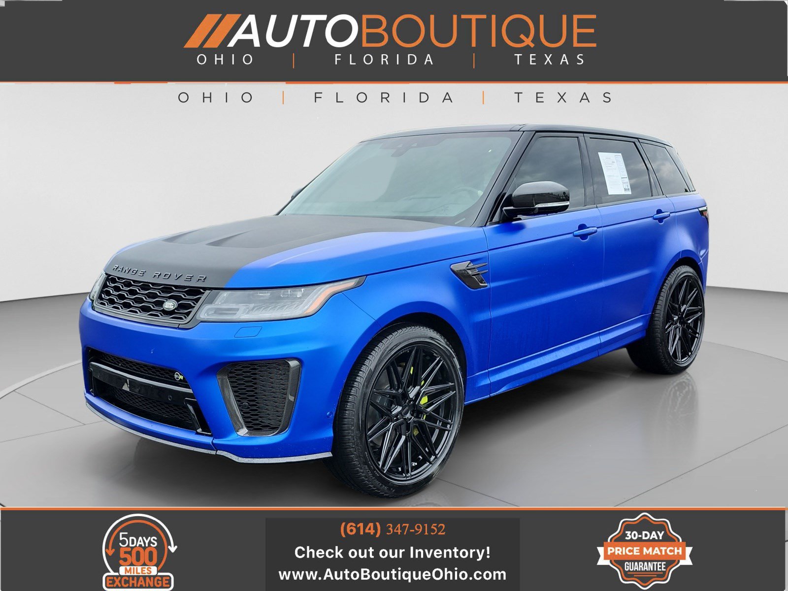Used 2022 Land Rover Range Rover Sport SVR AWD/4WD image 1