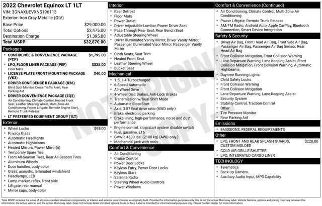 Used 2022 Chevrolet Equinox LT image 5