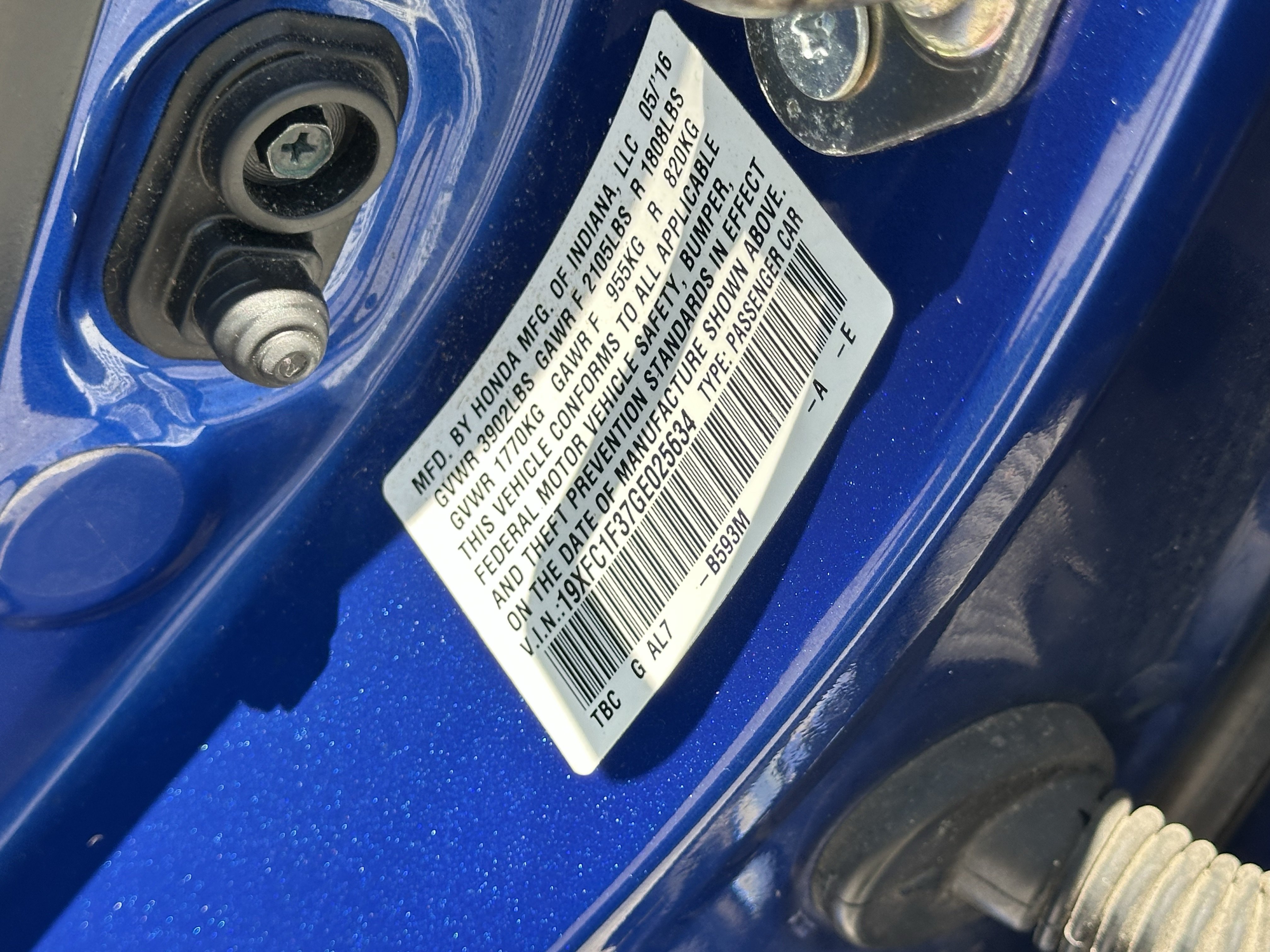 Used 2016 Honda Civic EX-T image 26