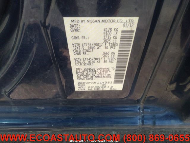 Used 2012 Nissan NV 2500 SV image 10