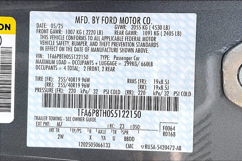 New 2025 Ford Mustang Coupe image 13