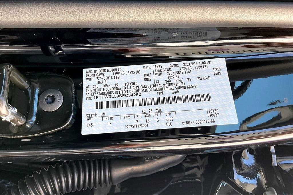 New 2025 Ford F150 XLT w/ Equipment Group 302A MID image 13