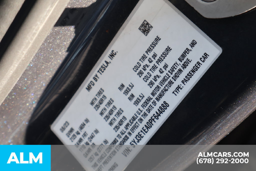 Used 2023 Tesla Model 3 Standard Range RWD image 33