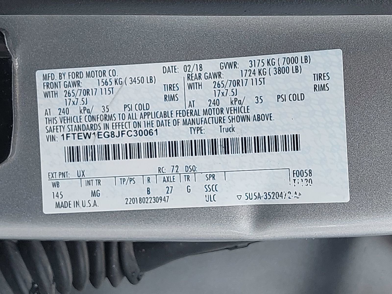 Used 2018 Ford F150 XLT AWD/4WD image 12