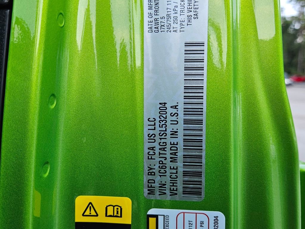 New 2025 Jeep Gladiator Sport AWD/4WD image 20