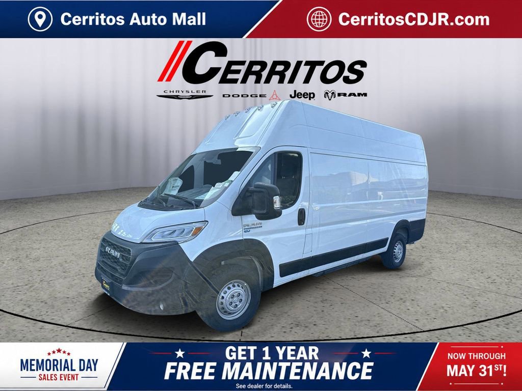 New 2024 RAM ProMaster 3500 w/ Delivery Van Package