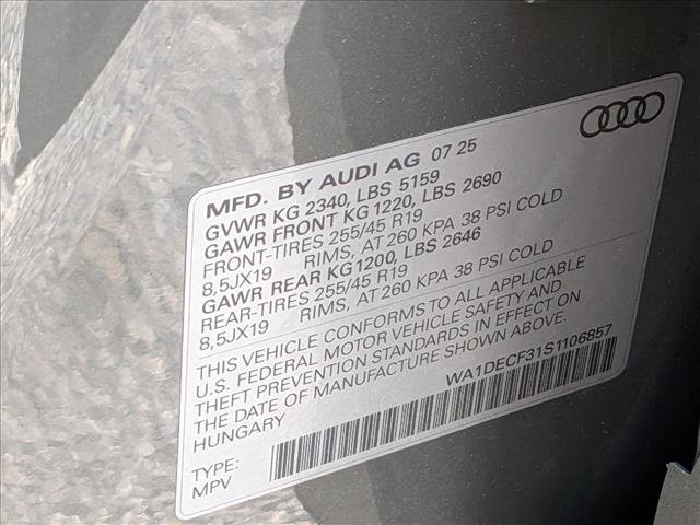 Certified 2025 Audi Q3 2.0T Premium w/ Convenience Package AWD/4WD image 24