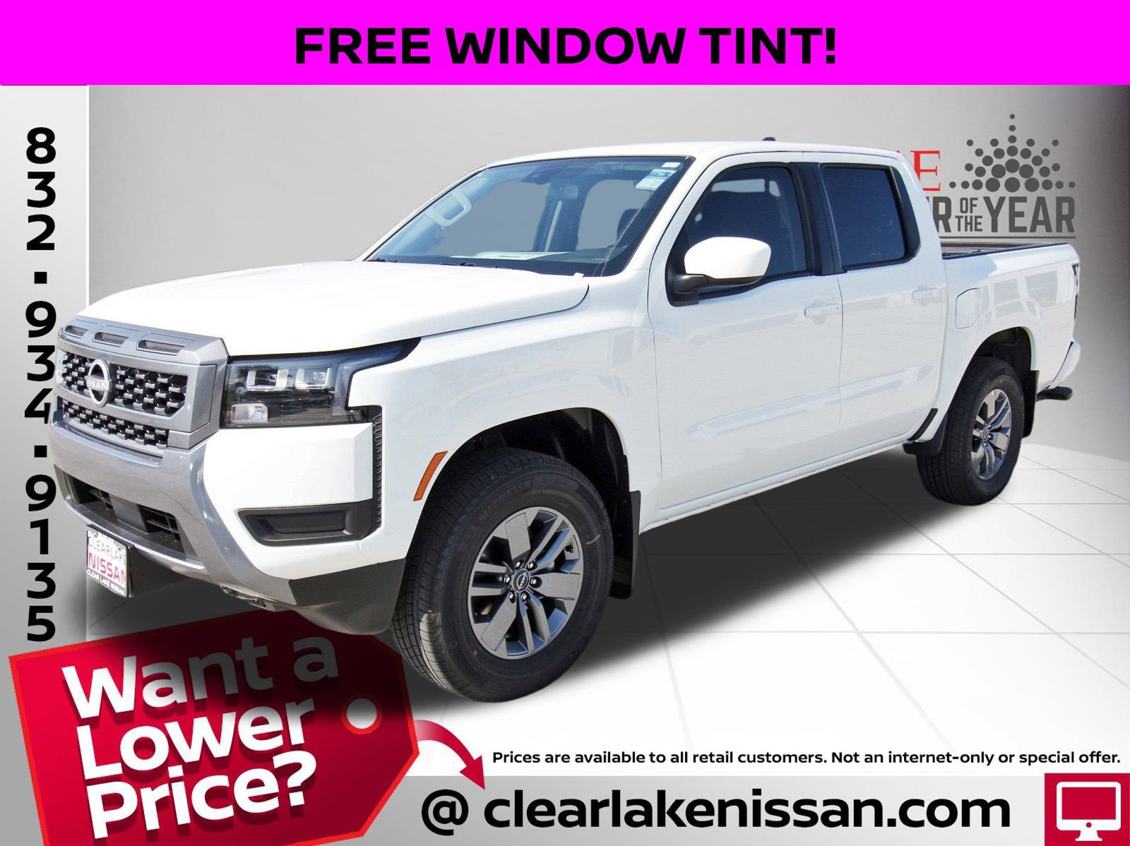 New 2026 Nissan Frontier SV w/ Tow Package image 3