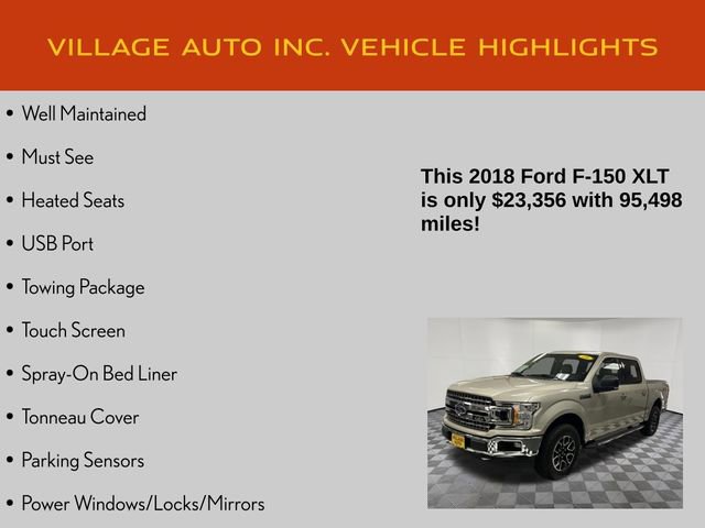 Used 2018 Ford F150 XLT w/ Equipment Group 302A Luxury image 7