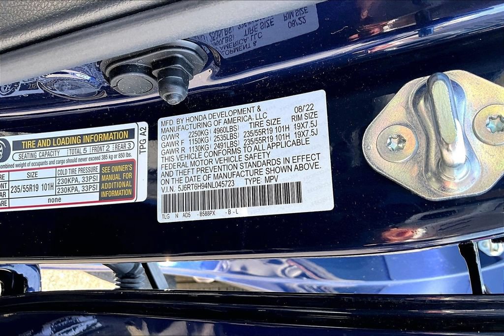 Used 2022 Honda CR-V Touring image 17