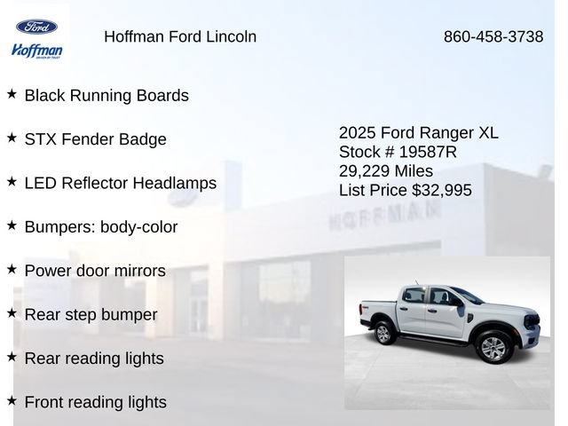 Certified 2025 Ford Ranger XL w/ Trailer Tow Package AWD/4WD image 28