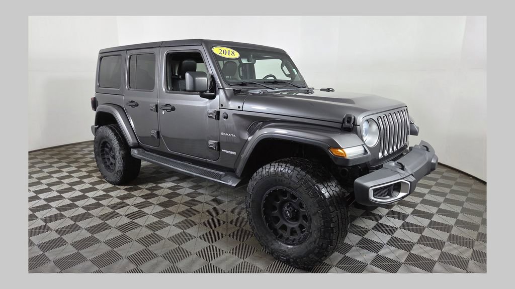 Used 2018 Jeep Wrangler Unlimited Sahara AWD/4WD image 1