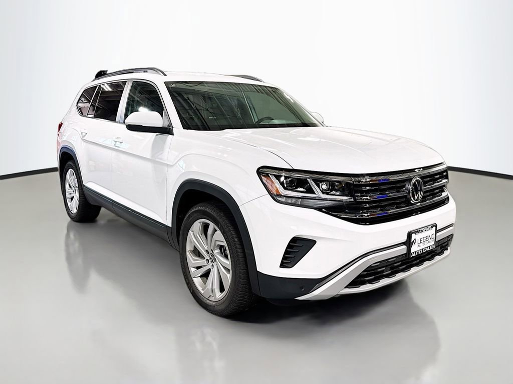 Used 2021 Volkswagen Atlas SE w/ Towing Package AWD/4WD image 3
