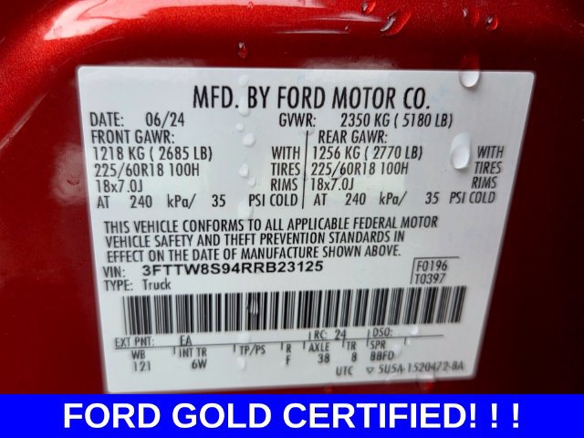Used 2024 Ford Maverick Lariat w/ Black Appearance Package AWD/4WD image 19