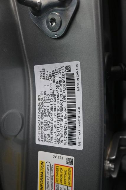 New 2026 Honda Civic LX image 26