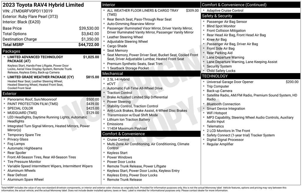 Used 2023 Toyota RAV4 Limited AWD/4WD image 5