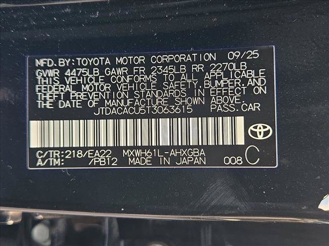 Used 2026 Toyota Prius Plug-In Hybrid FWD image 23
