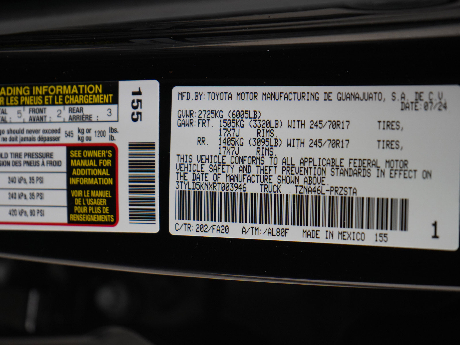 Used 2024 Toyota Tacoma SR AWD/4WD image 28