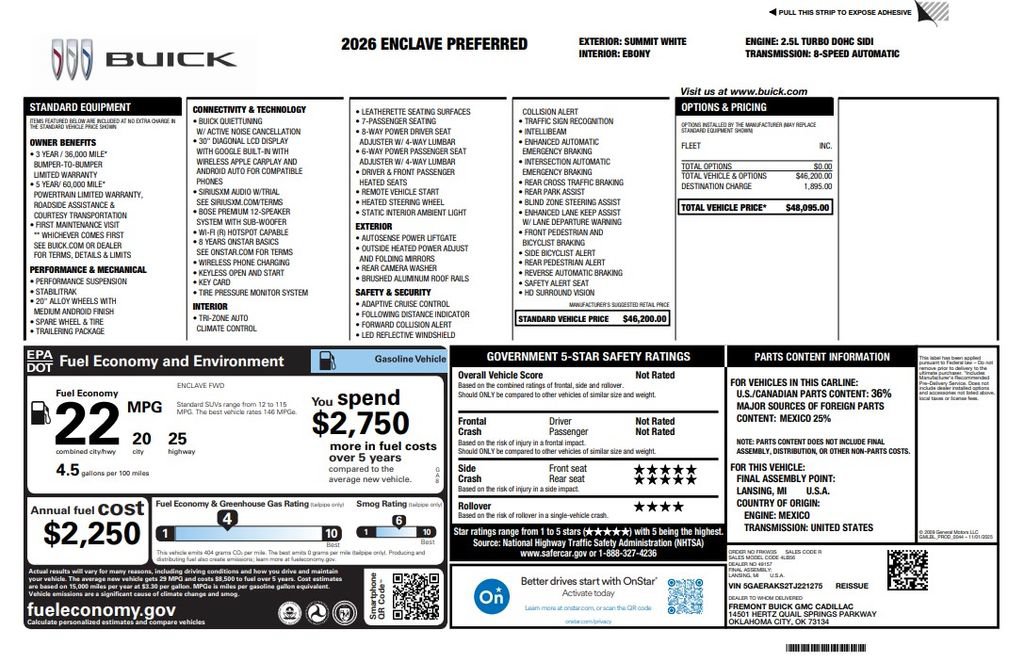 Used 2026 Buick Enclave Preferred FWD image 3