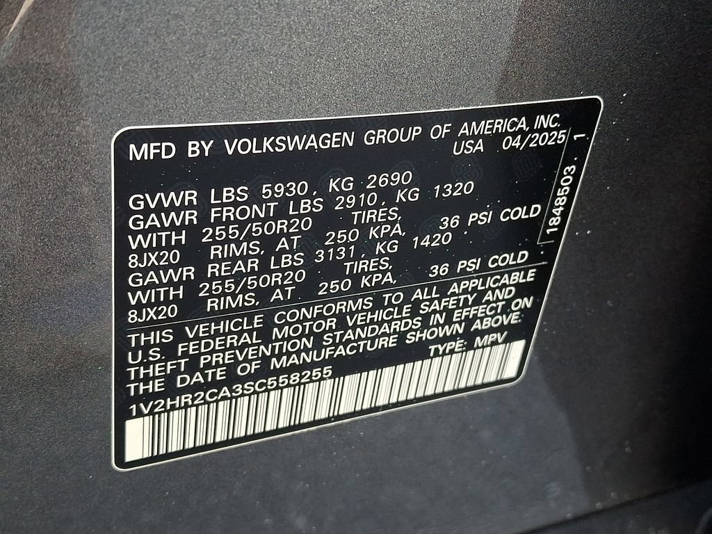 Used 2025 Volkswagen Atlas SE AWD/4WD image 29