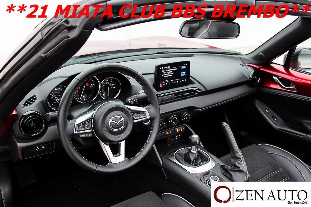 Used 2021 MAZDA MX-5 Miata Club w/ Brembo/BBS Recaro Package image 16