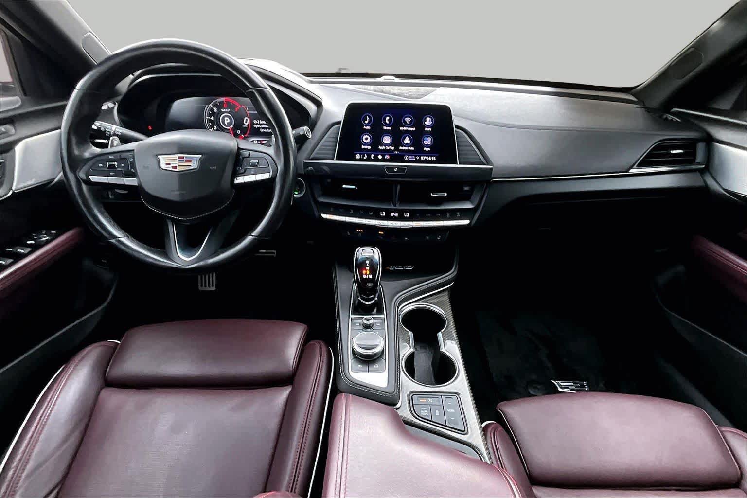Used 2022 Cadillac CT4 V w/ Technology Package RWD image 16