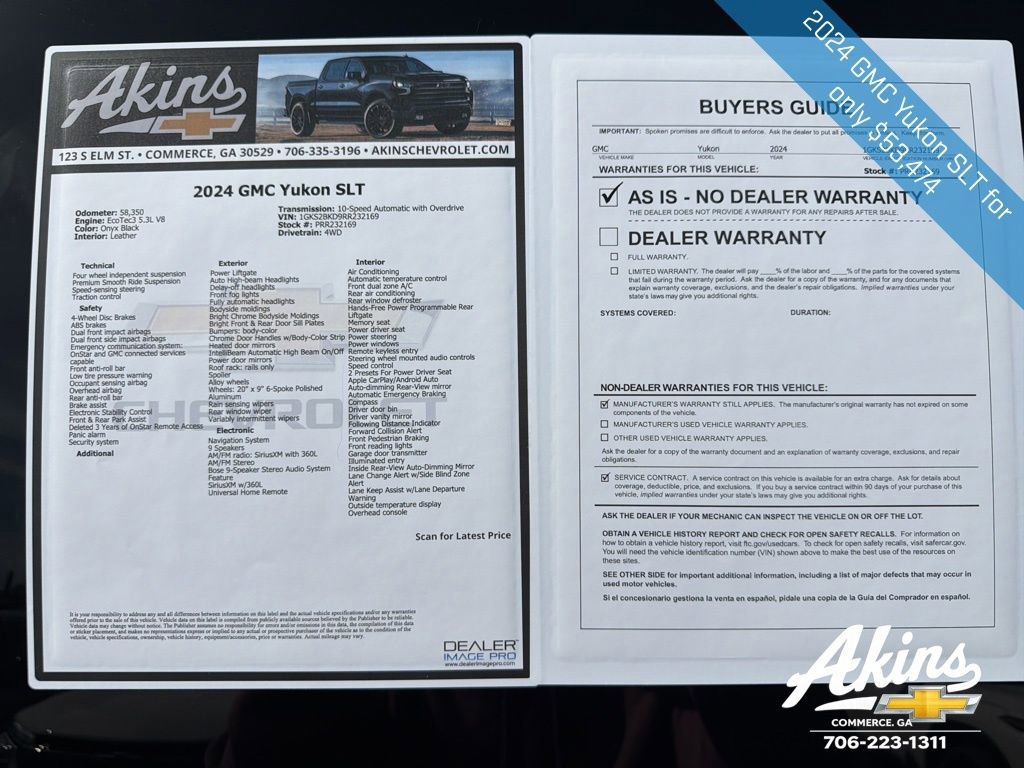 Used 2024 GMC Yukon SLT image 11