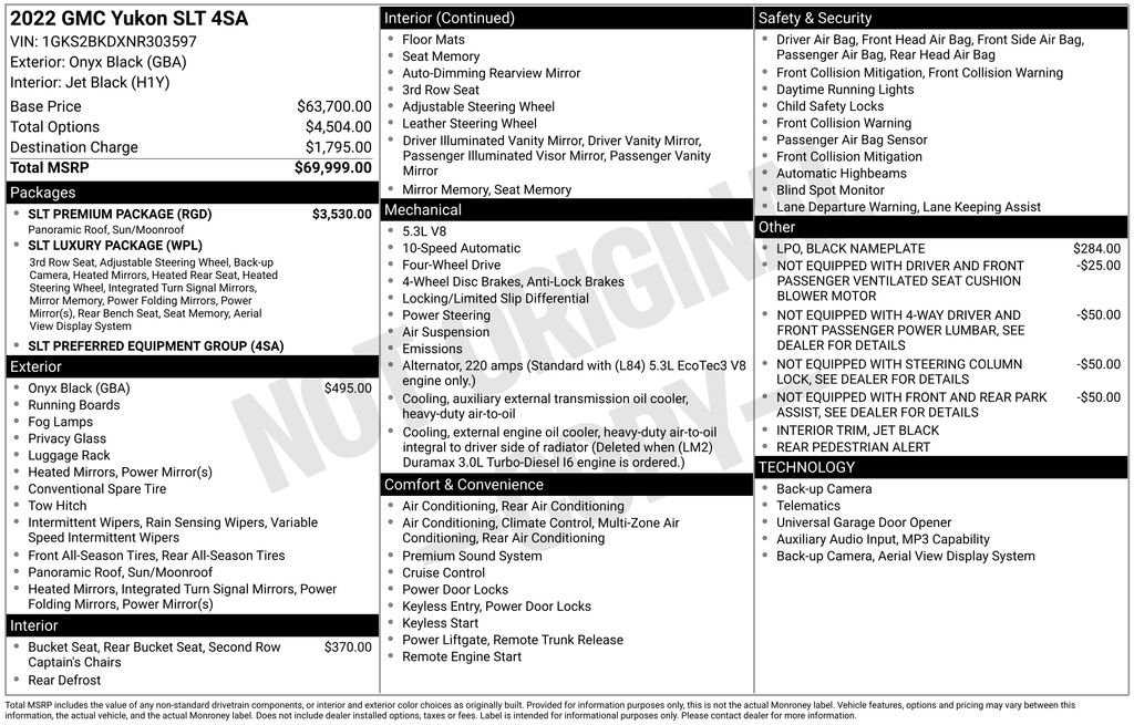 Certified 2022 GMC Yukon SLT w/ SLT Premium Package image 6