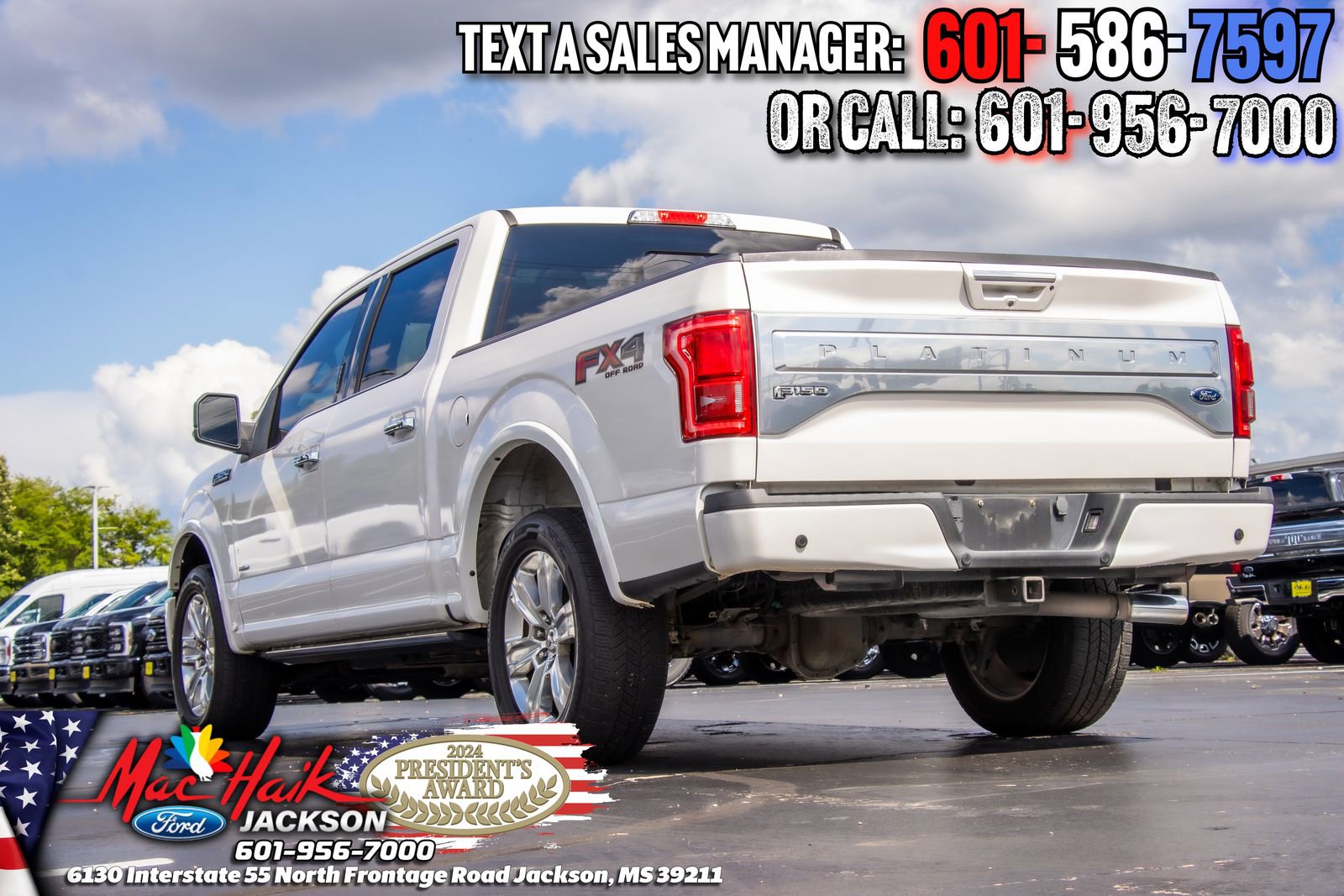 Used 2017 Ford F150 Platinum w/ Equipment Group 701A Luxury AWD/4WD image 3