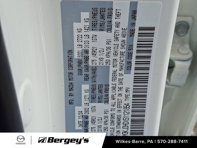 New 2025 MAZDA CX-70 3.3 Turbo w/ Premium Package image 23