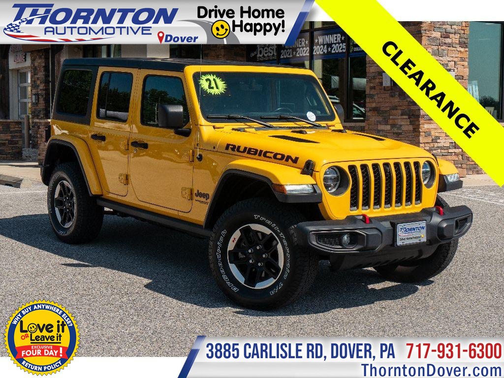 Used 2021 Jeep Wrangler Unlimited Rubicon w/ Dual Top Group